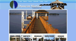 Desktop Screenshot of duncanmarineinc.com